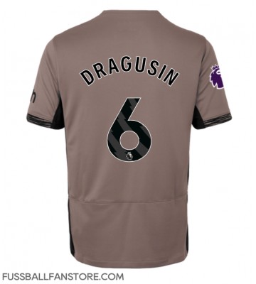 Tottenham Hotspur Radu Dragusin #6 Replik 3rd trikot Damen 2023-24 Kurzarm